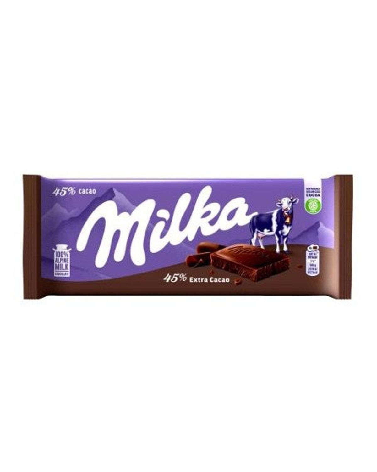 Milka Extra Cocoa 100g - padrão Mundiei