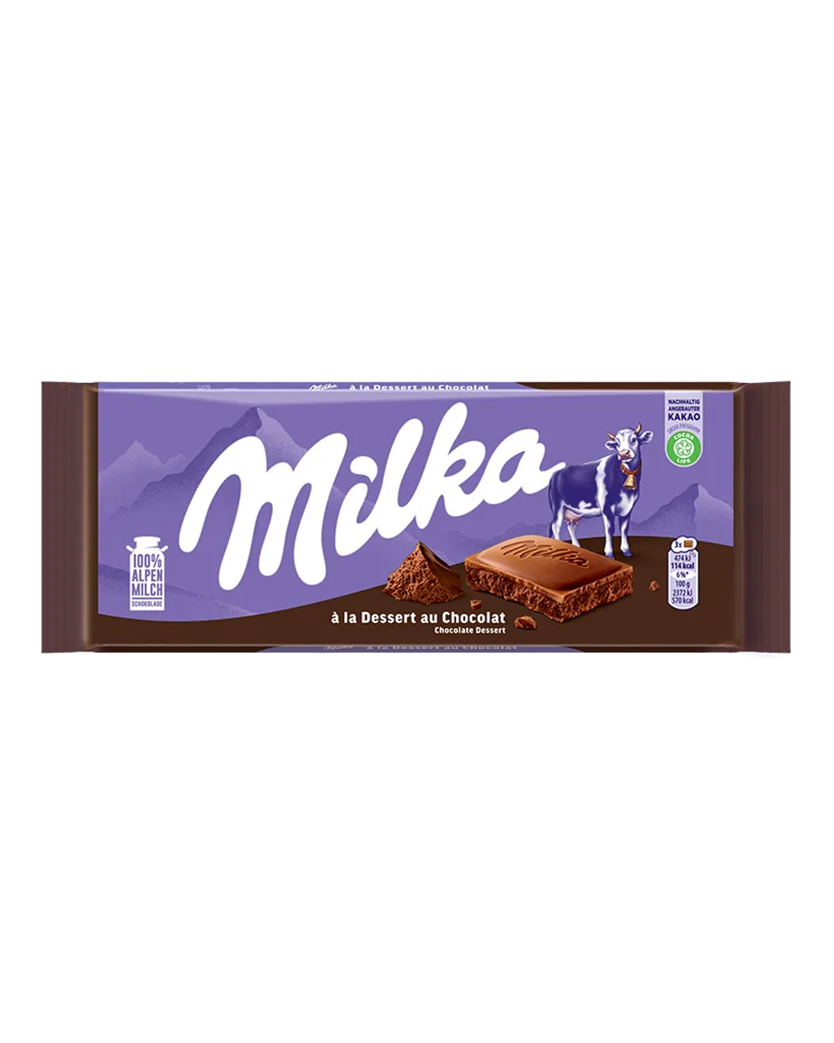 Milka Chocolate Dessert 100g - padrão Mundiei